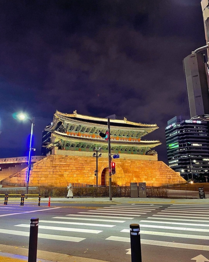 Sungnyemun gate Seoul Sydkorea